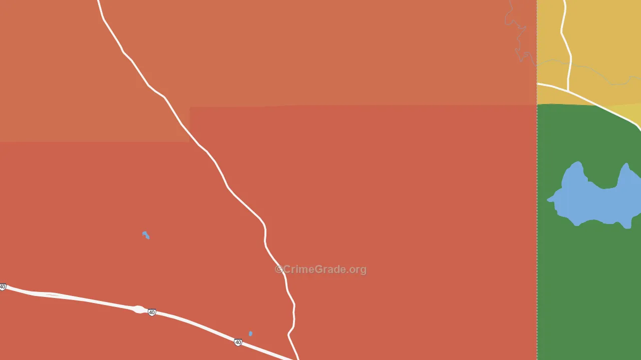 Leupp Corner, AZ Map of Drug-Related Crime Rates