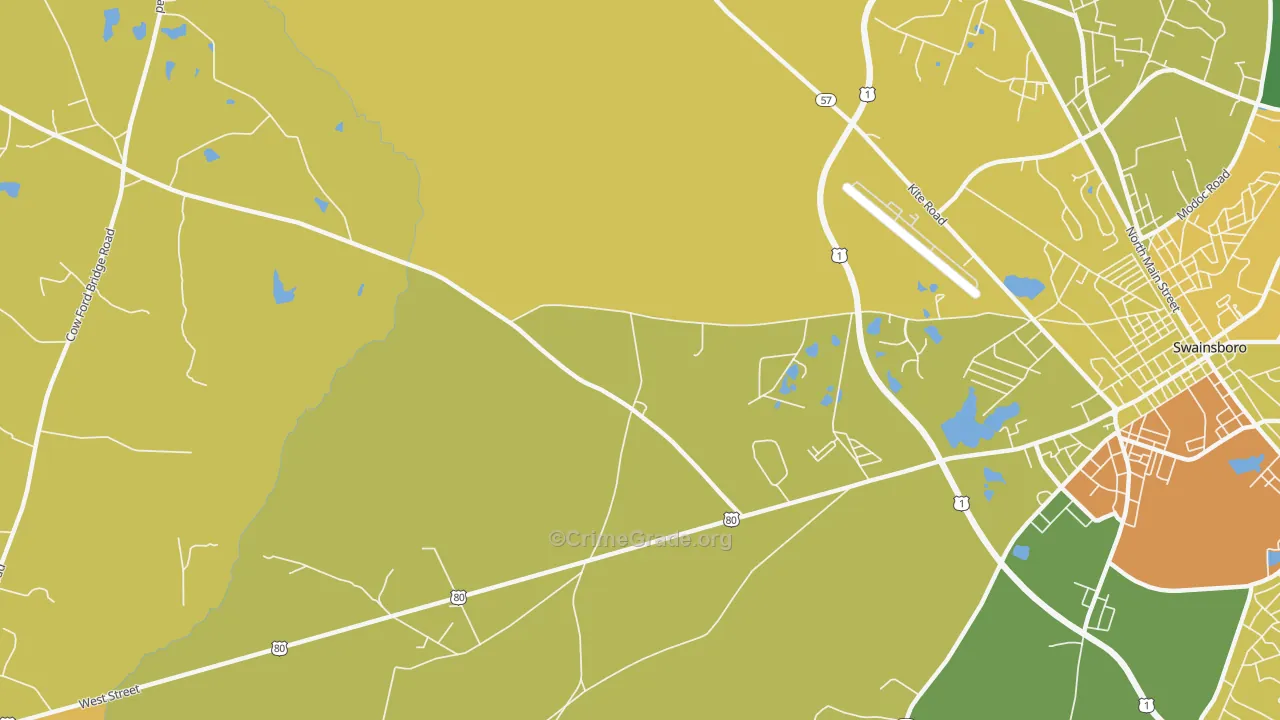 Lexsy, GA Map of Drug-Related Crime Rates