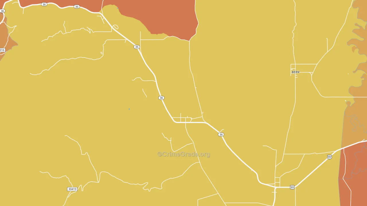 Liberty, ID Map of Drug-Related Crime Rates