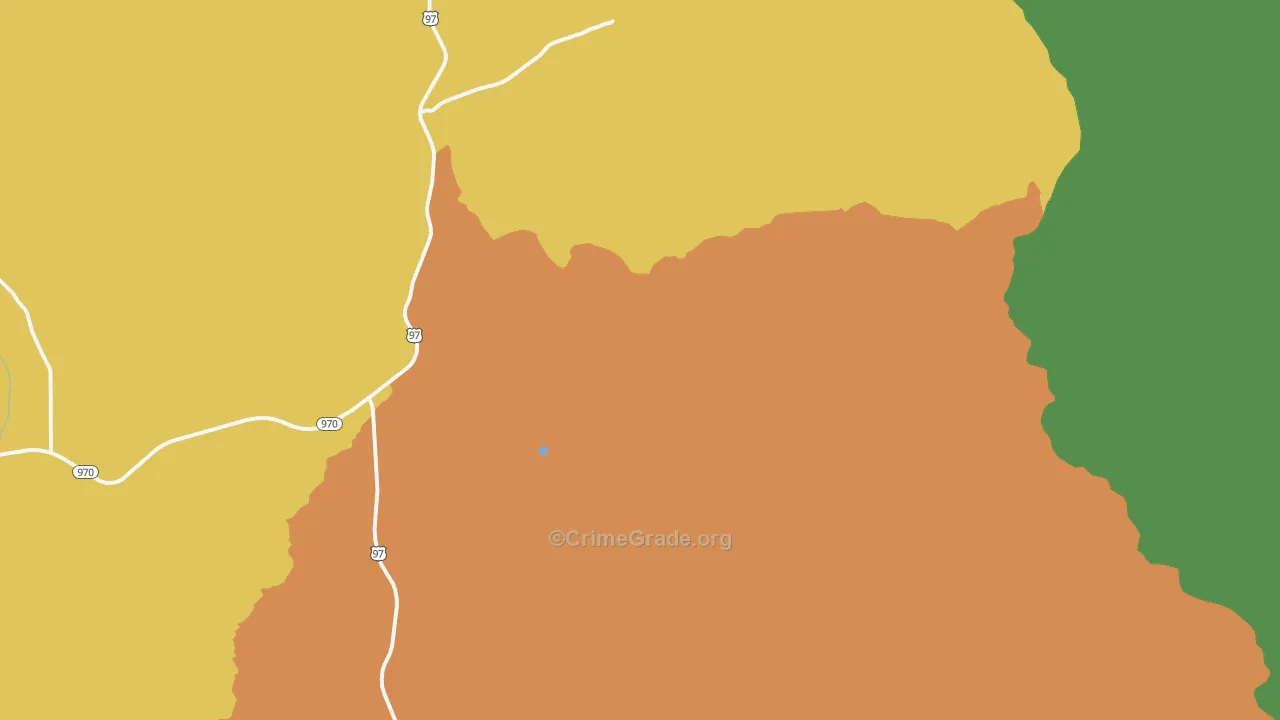 Liberty, WA Map of Drug-Related Crime Rates