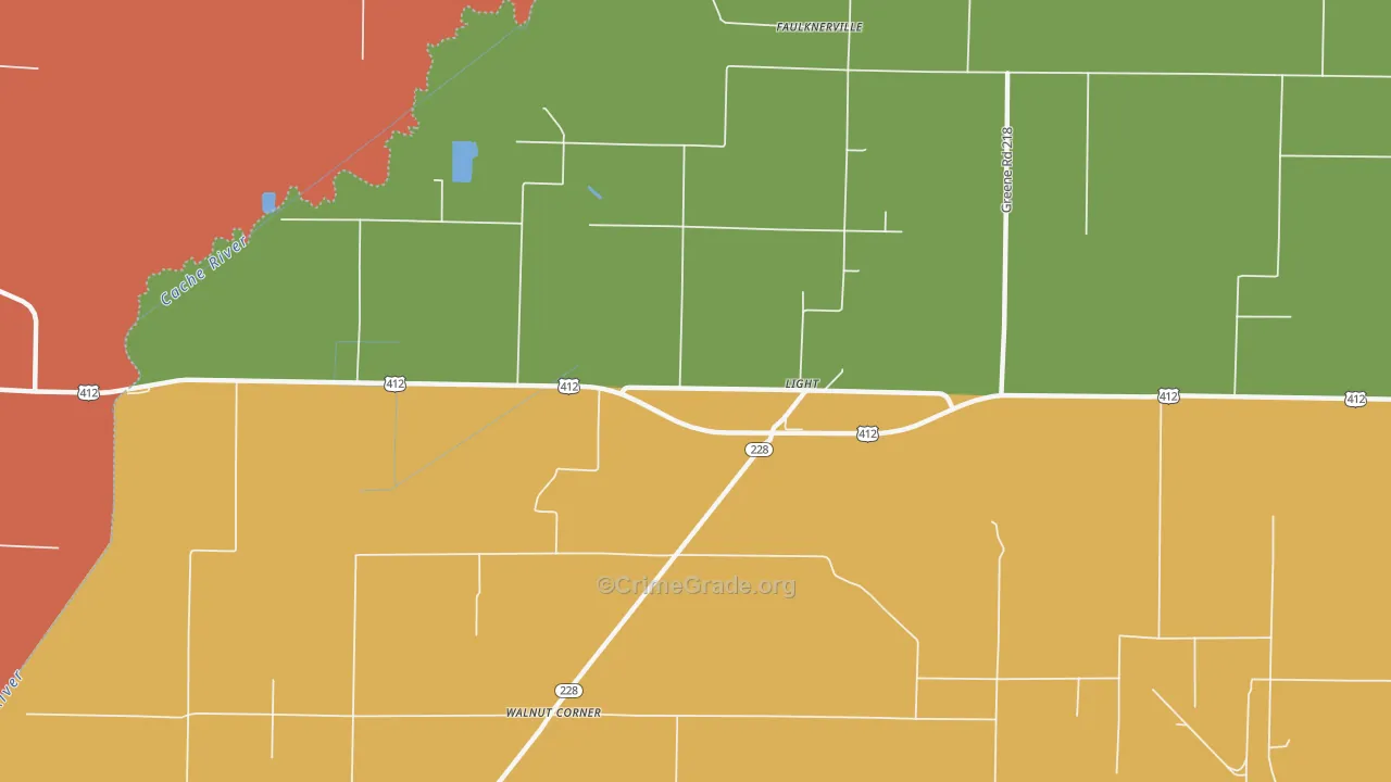 Light, AR Map of Drug-Related Crime Rates