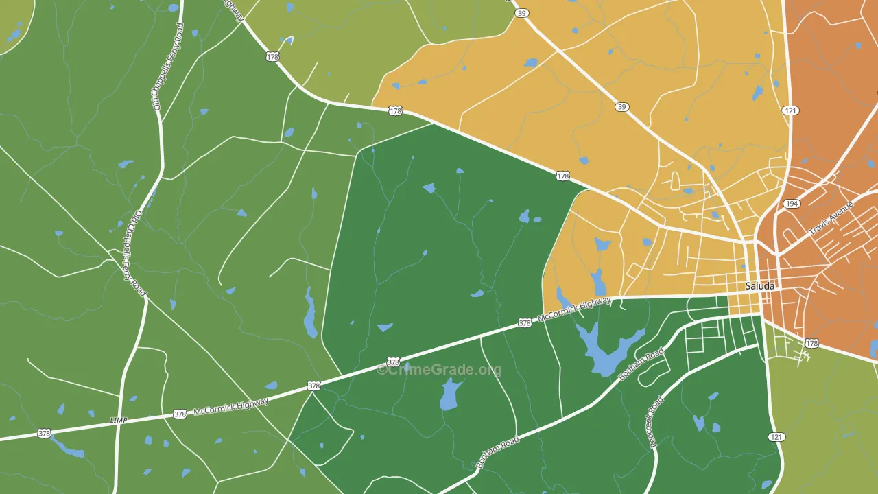 Limp, SC Map of Drug-Related Crime Rates