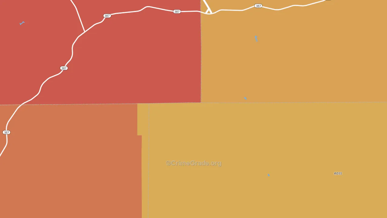 Linch, WY Map of Drug-Related Crime Rates