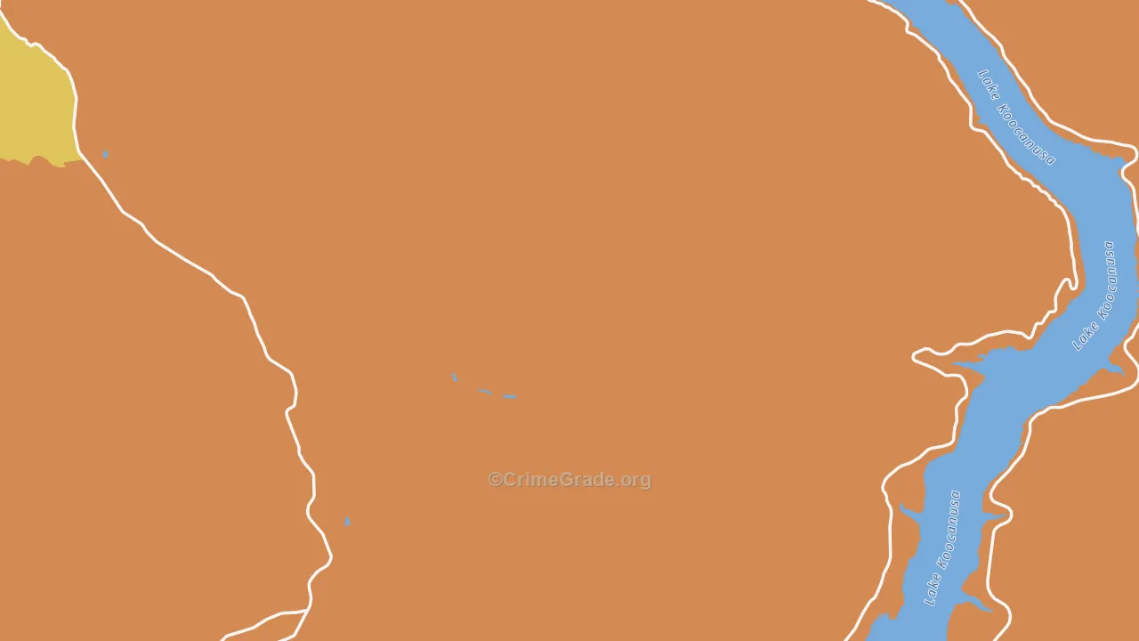 Lincoln County, MT Map of Drug-Related Crime Rates