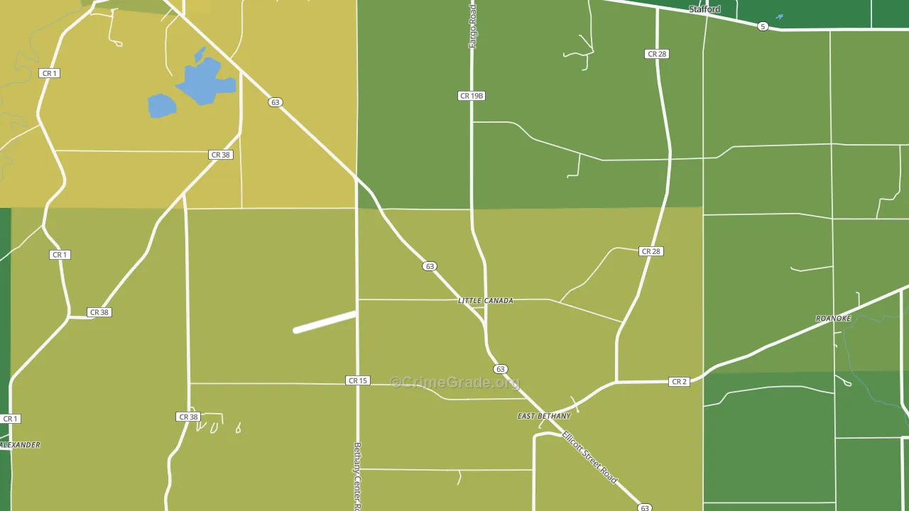 Little Canada, NY Map of Drug-Related Crime Rates