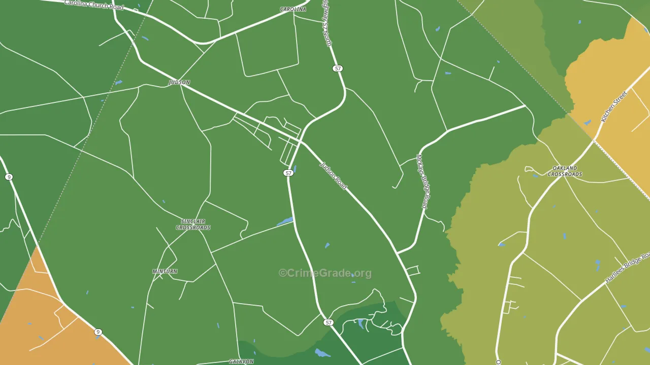 Little Rock, SC Map of Drug-Related Crime Rates