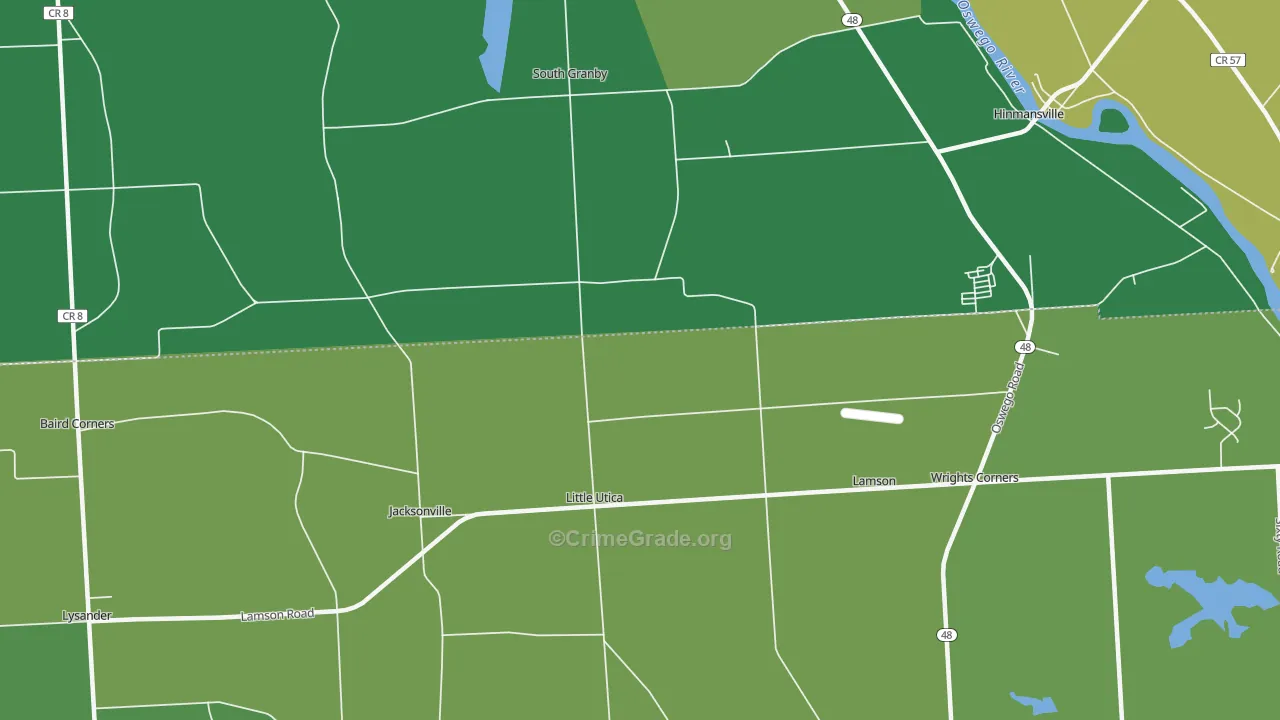 Little Utica, NY Map of Drug-Related Crime Rates