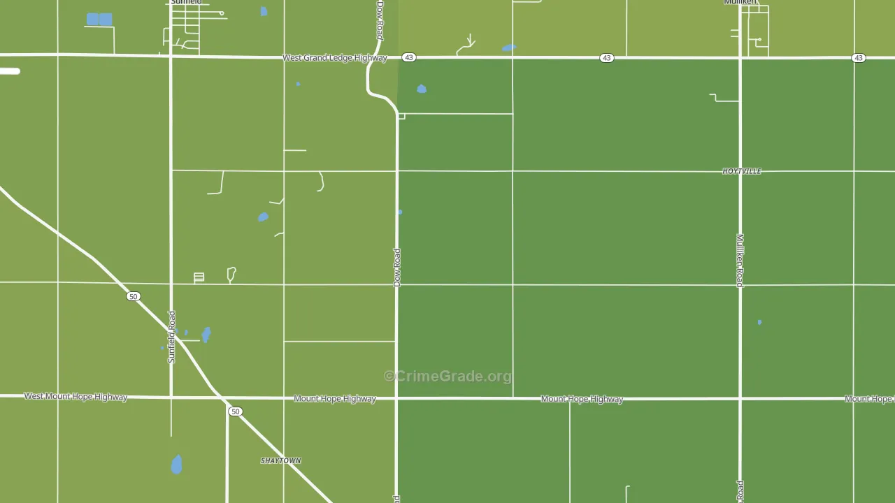 Little Venice, MI Map of Drug-Related Crime Rates