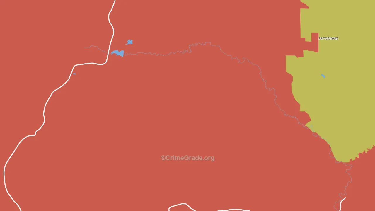 Lloyd, MT Map of Drug-Related Crime Rates