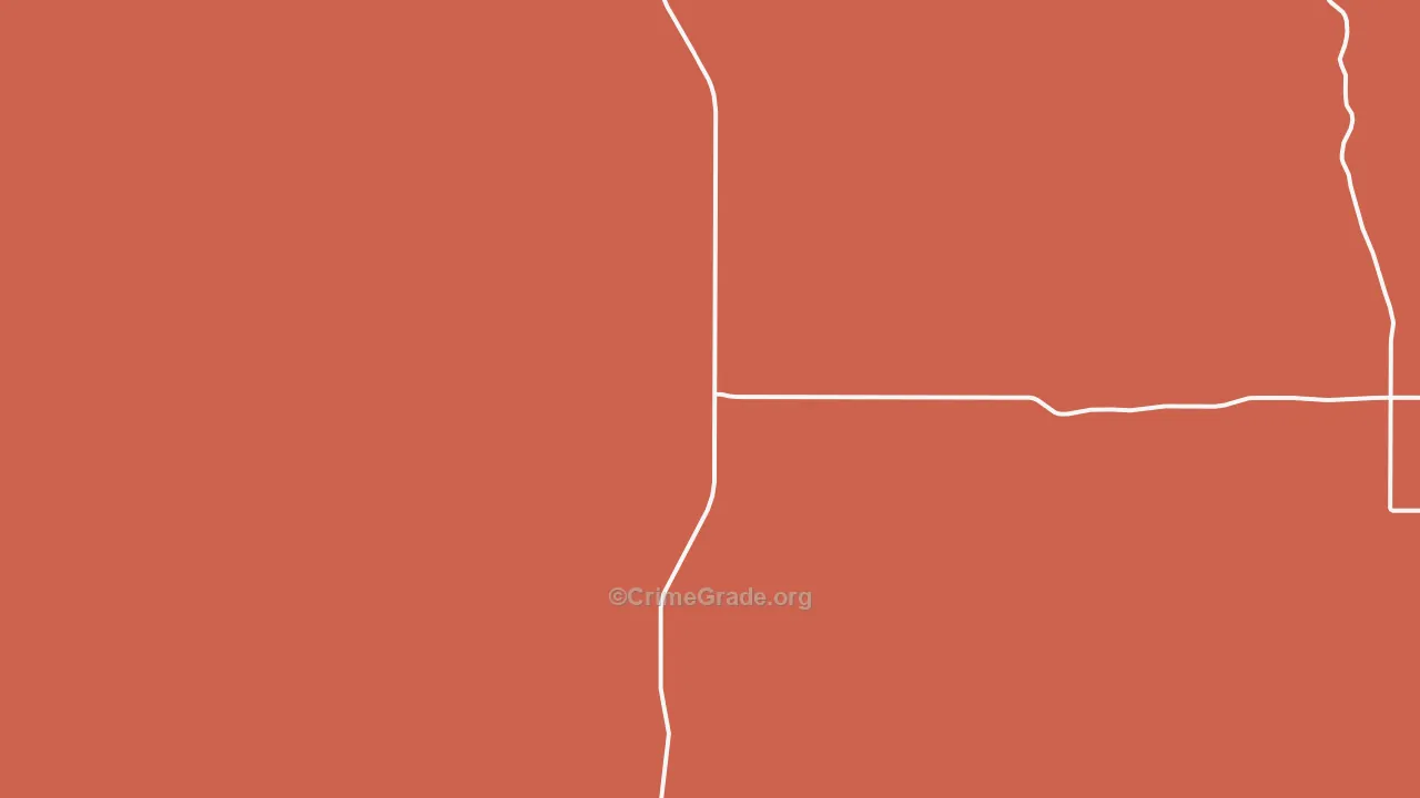 Lodgepole, SD Map of Drug-Related Crime Rates