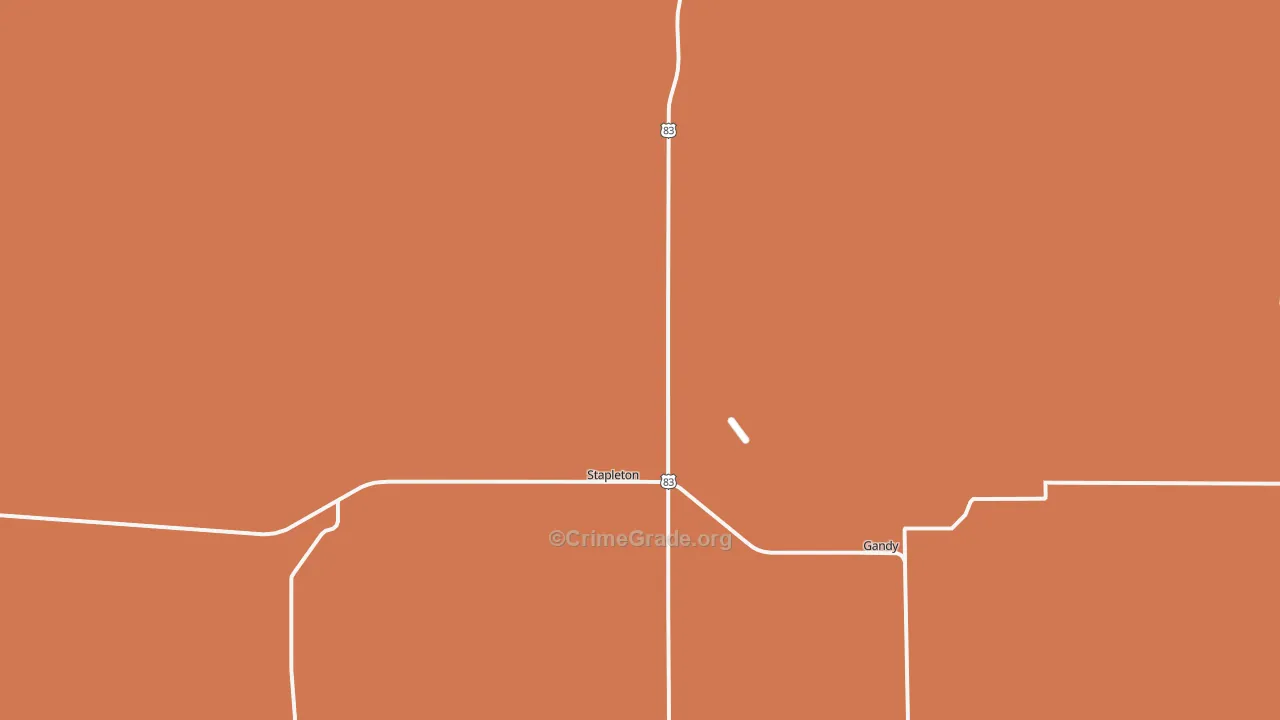 Logan County, NE Map of Drug-Related Crime Rates