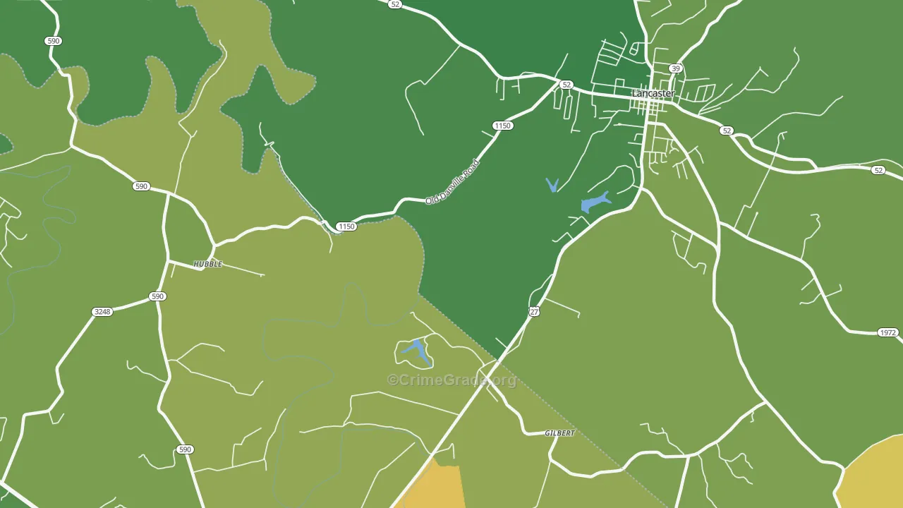 Logantown, KY Map of Drug-Related Crime Rates