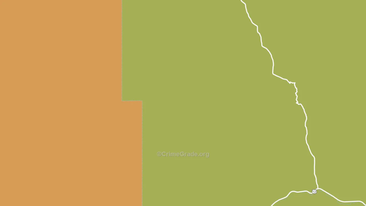 Lolo Hot Springs, MT Map of Drug-Related Crime Rates