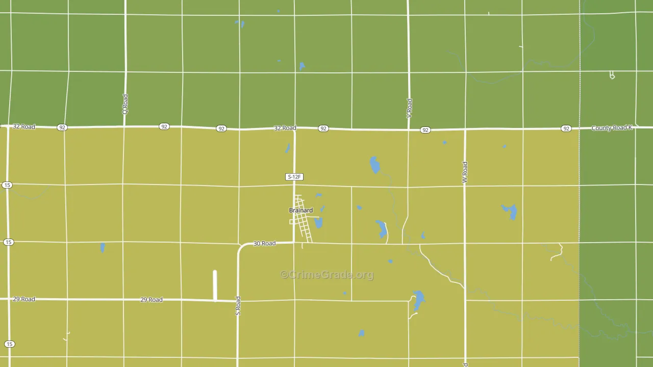 Loma, NE Map of Drug-Related Crime Rates