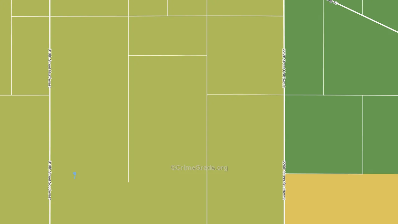 Lone Tree, ND Map of Drug-Related Crime Rates