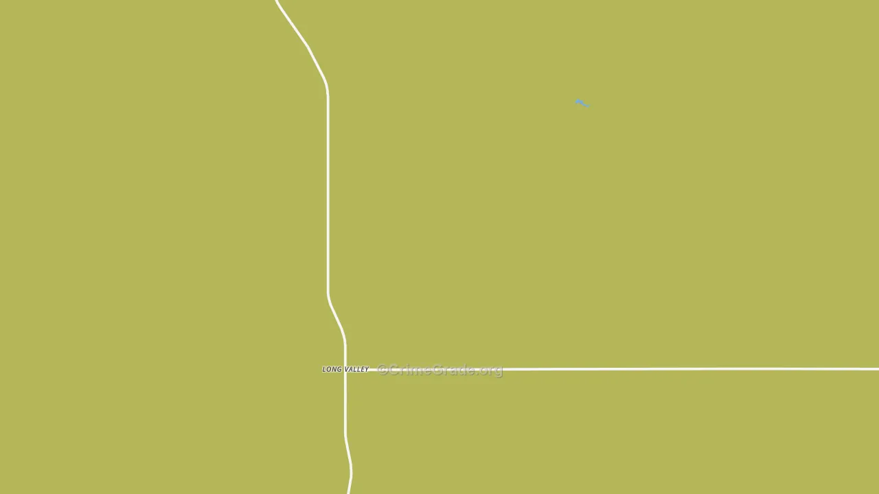 Long Valley, SD Map of Drug-Related Crime Rates