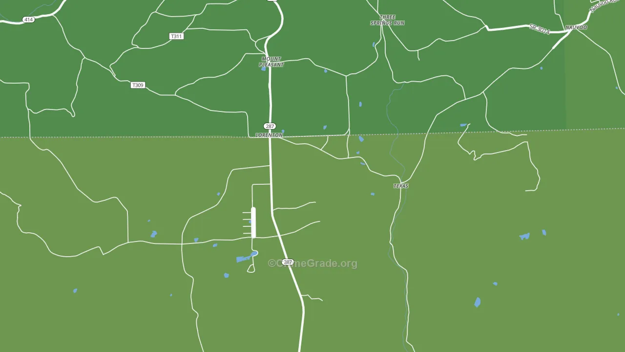 Lorenton, PA Map of Drug-Related Crime Rates