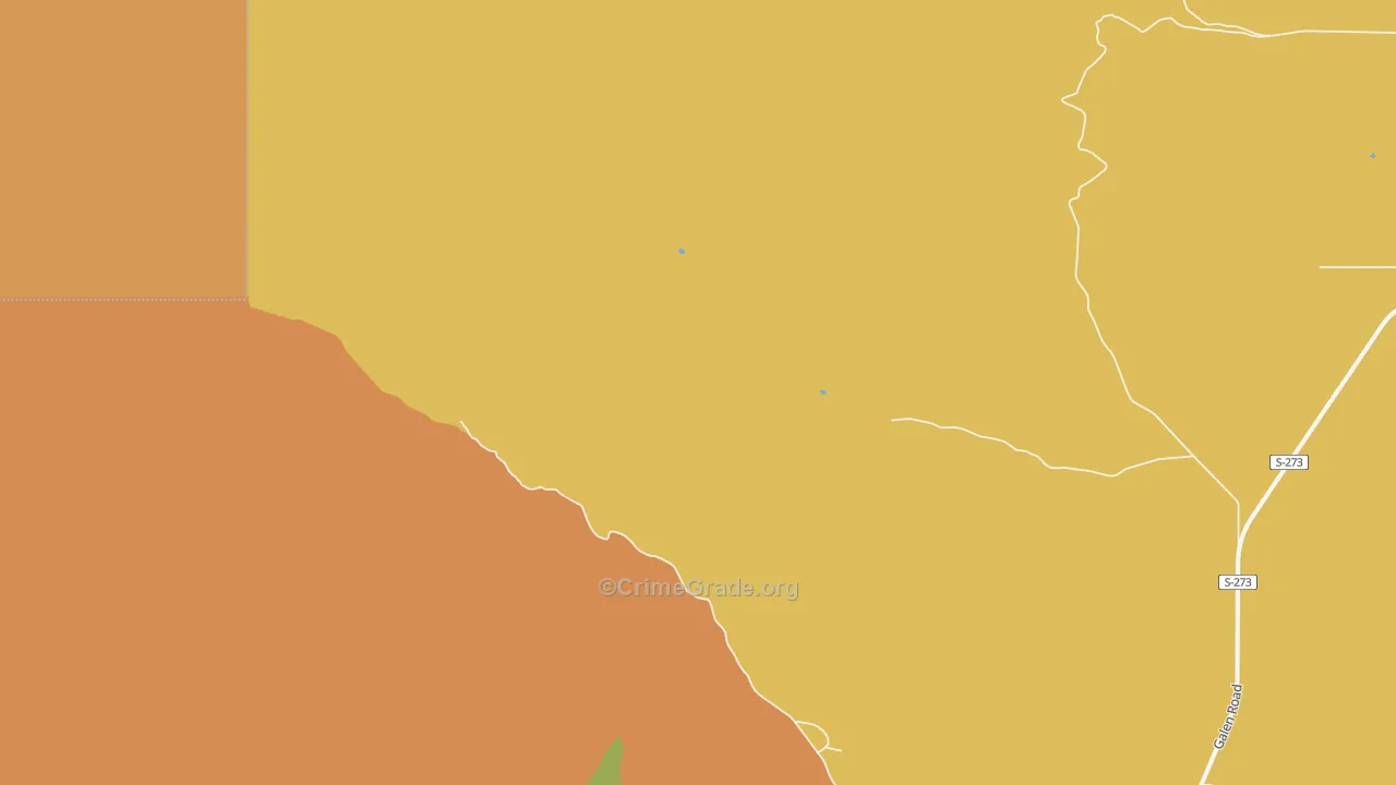 Lost Creek, MT Map of Drug-Related Crime Rates