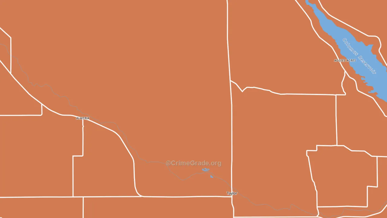 Loup County, NE Map of Drug-Related Crime Rates