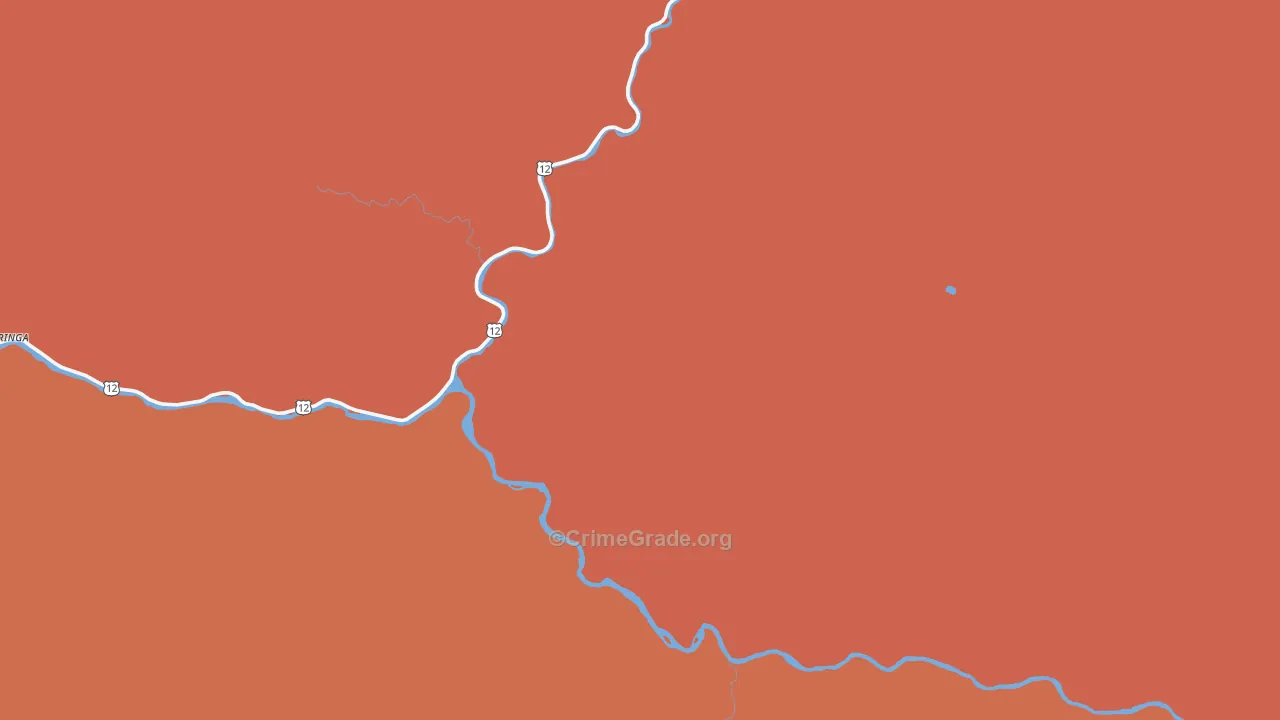 Lowell, ID Map of Drug-Related Crime Rates