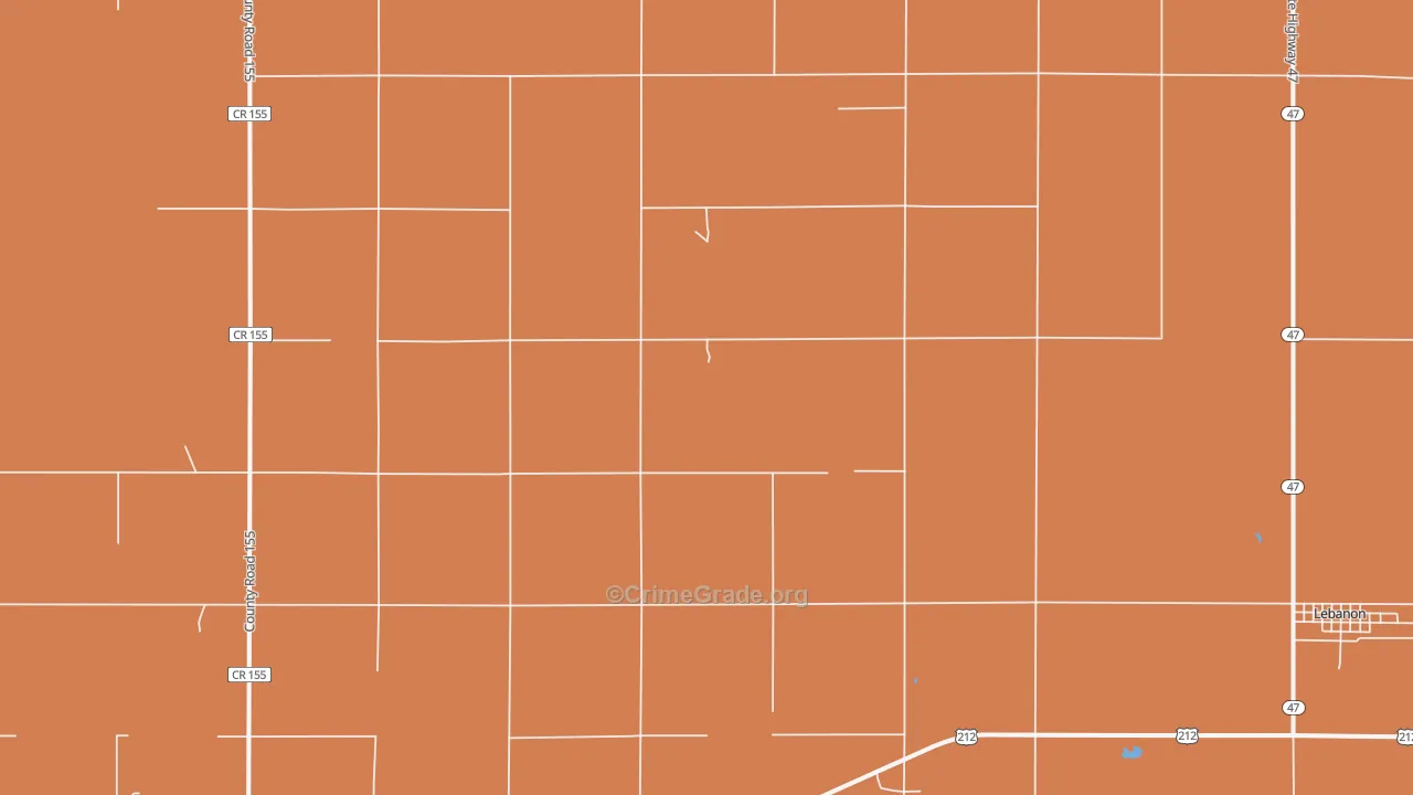 Lucas, SD Map of Drug-Related Crime Rates
