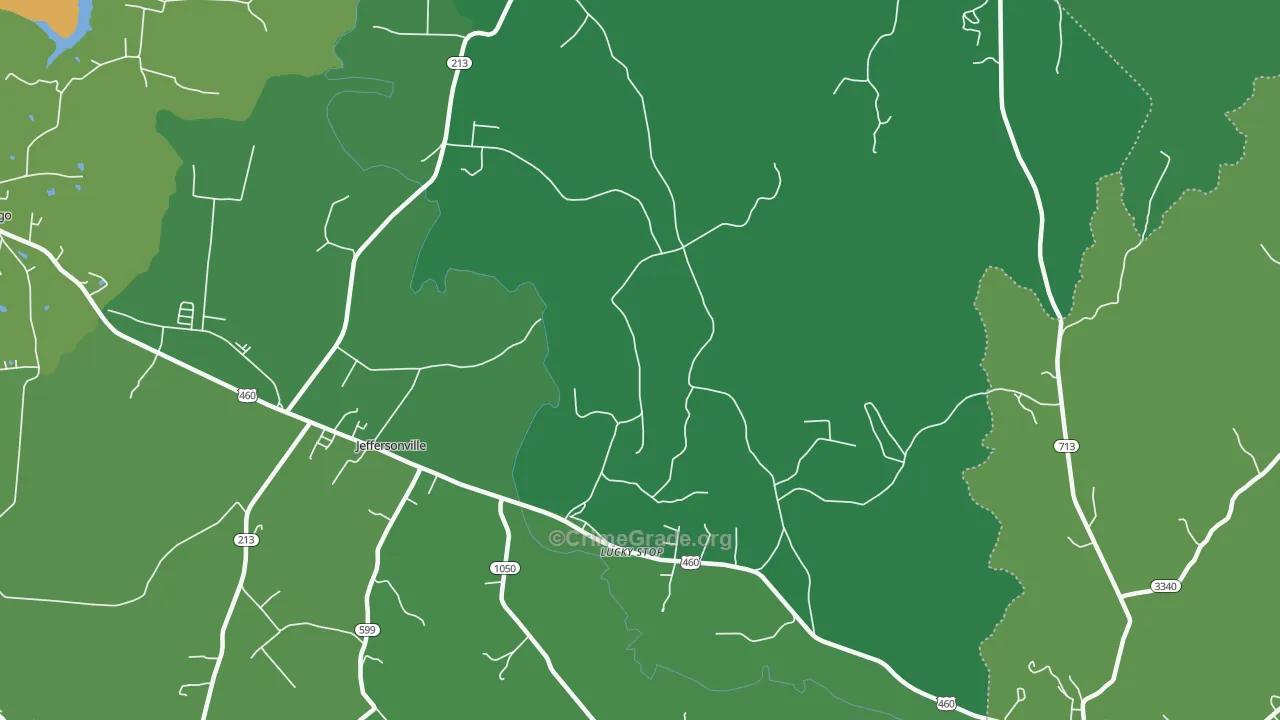 Lucky Stop, KY Map of Drug-Related Crime Rates