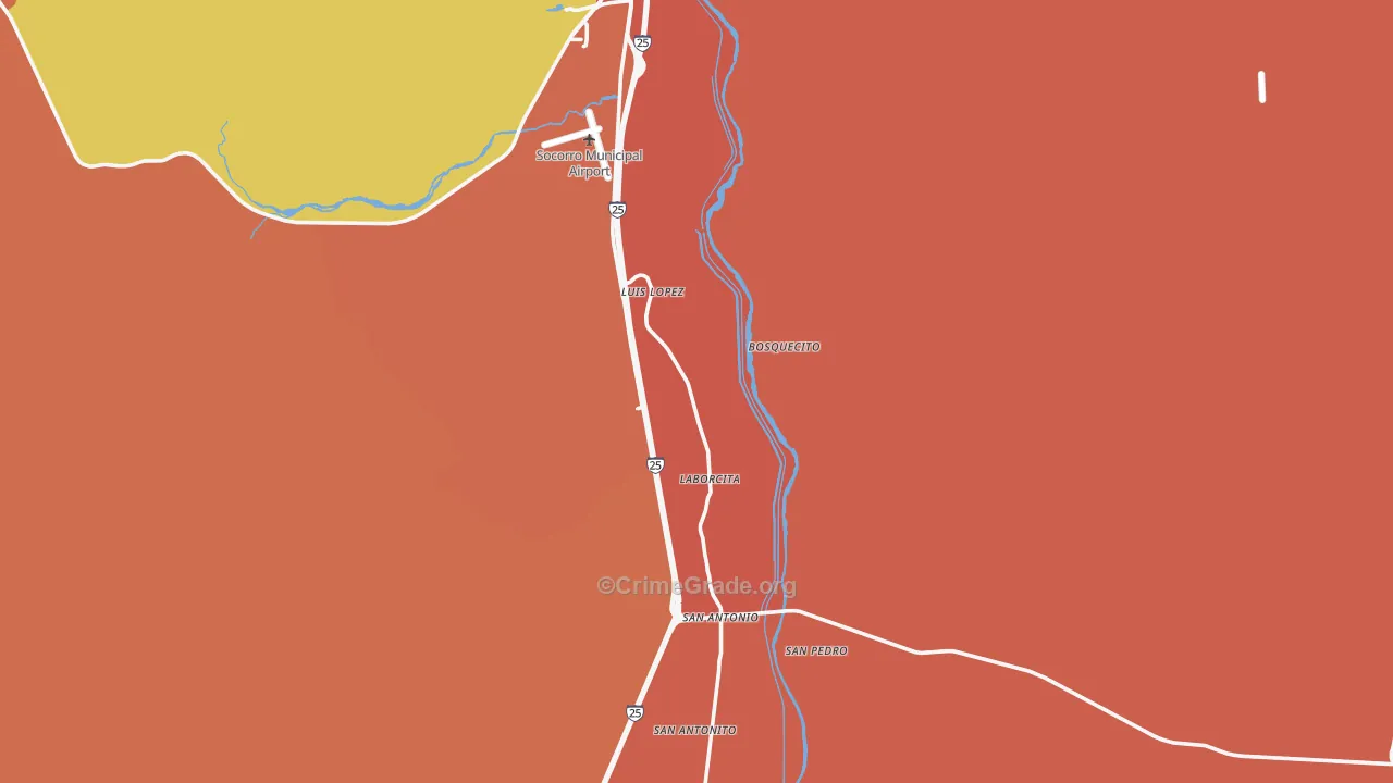 Luis Lopez, NM Map of Drug-Related Crime Rates