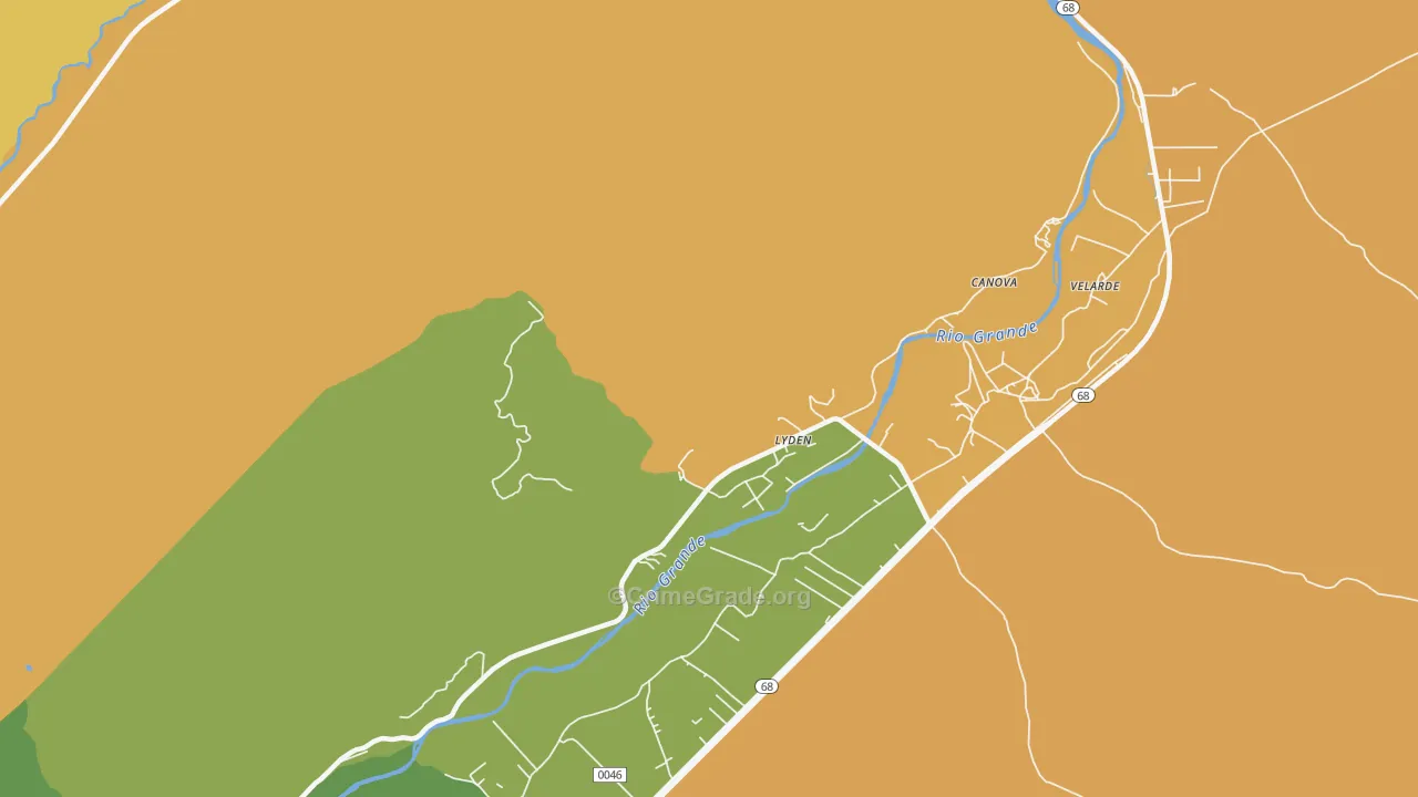 Lyden, NM Map of Drug-Related Crime Rates