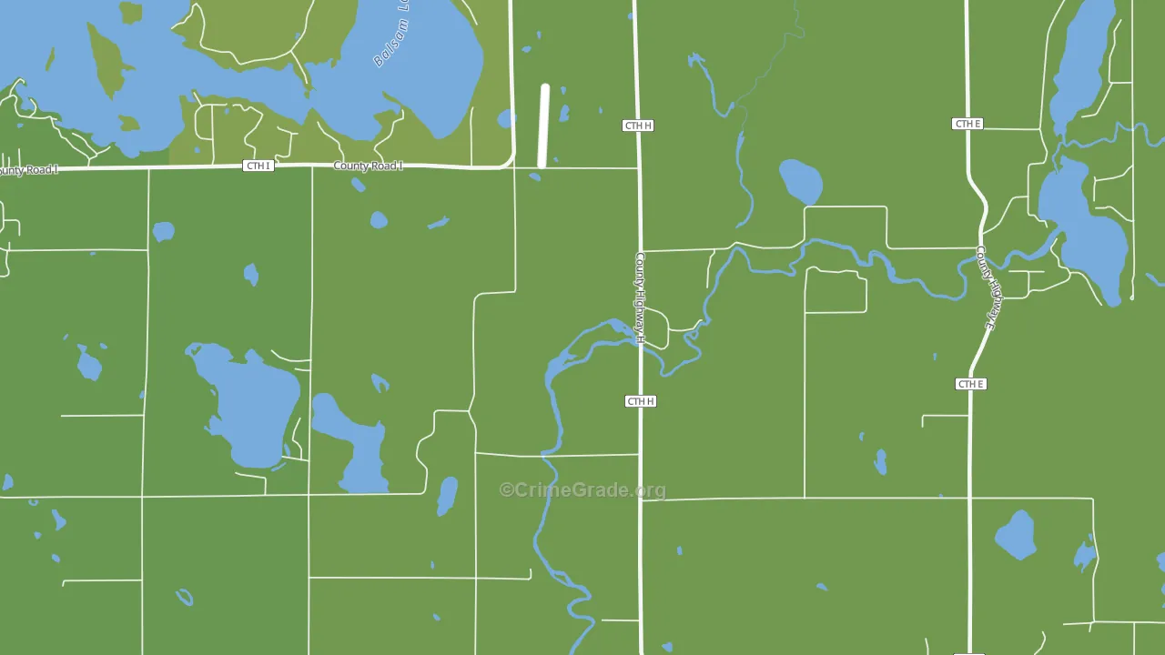 Lykens, WI Map of Drug-Related Crime Rates