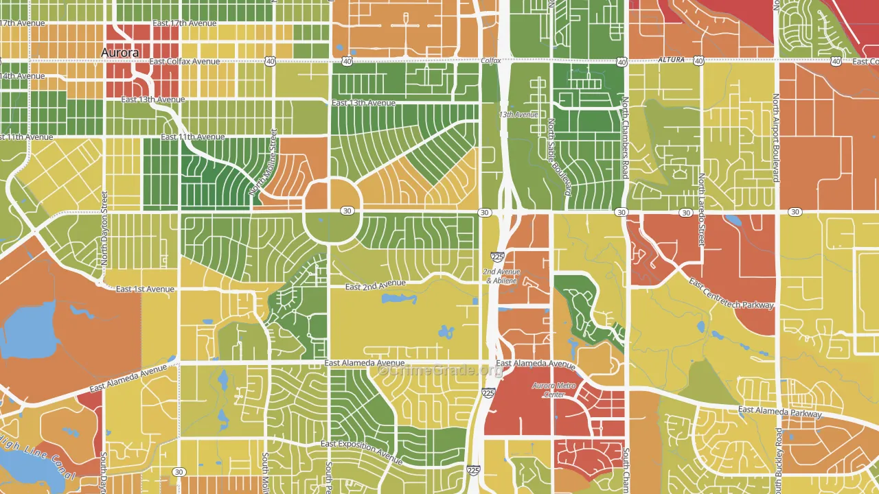 Lynn Knoll, Aurora, CO Map of Drug-Related Crime Rates