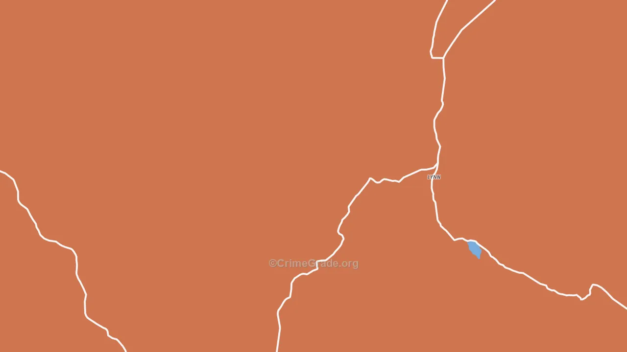 Lynn, UT Map of Drug-Related Crime Rates