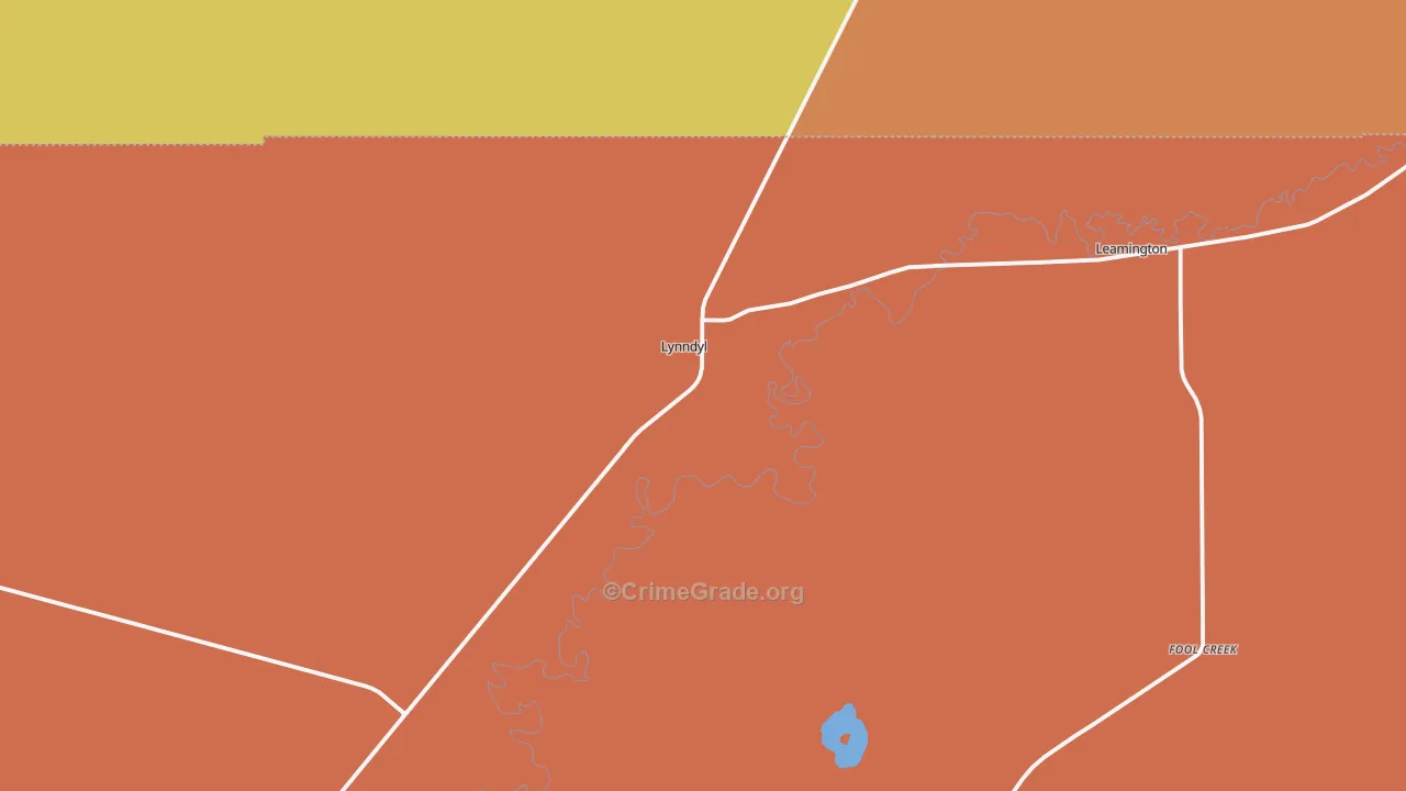 Lynndyl, UT Map of Drug-Related Crime Rates
