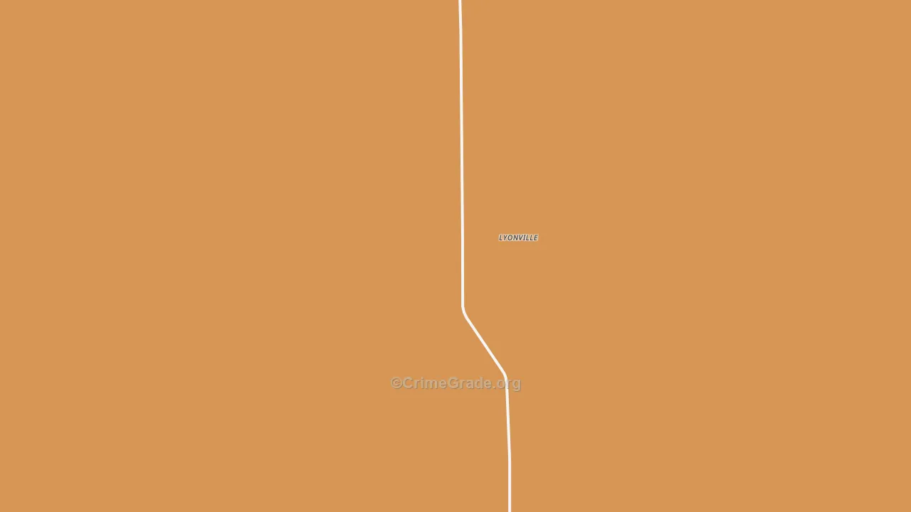 Lyonville, SD Map of Drug-Related Crime Rates