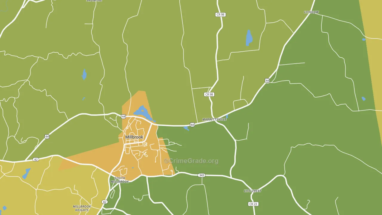 Mabbettsville, NY Map of Drug-Related Crime Rates