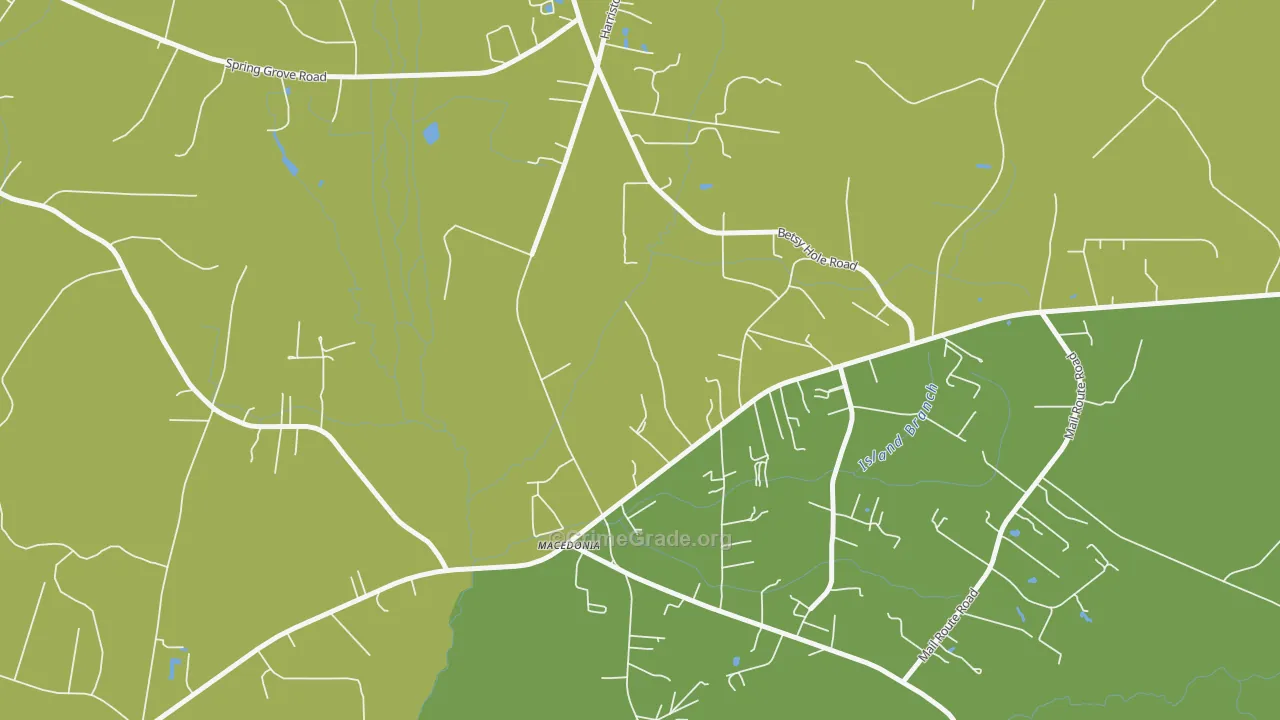 Macbeth, SC Map of Drug-Related Crime Rates