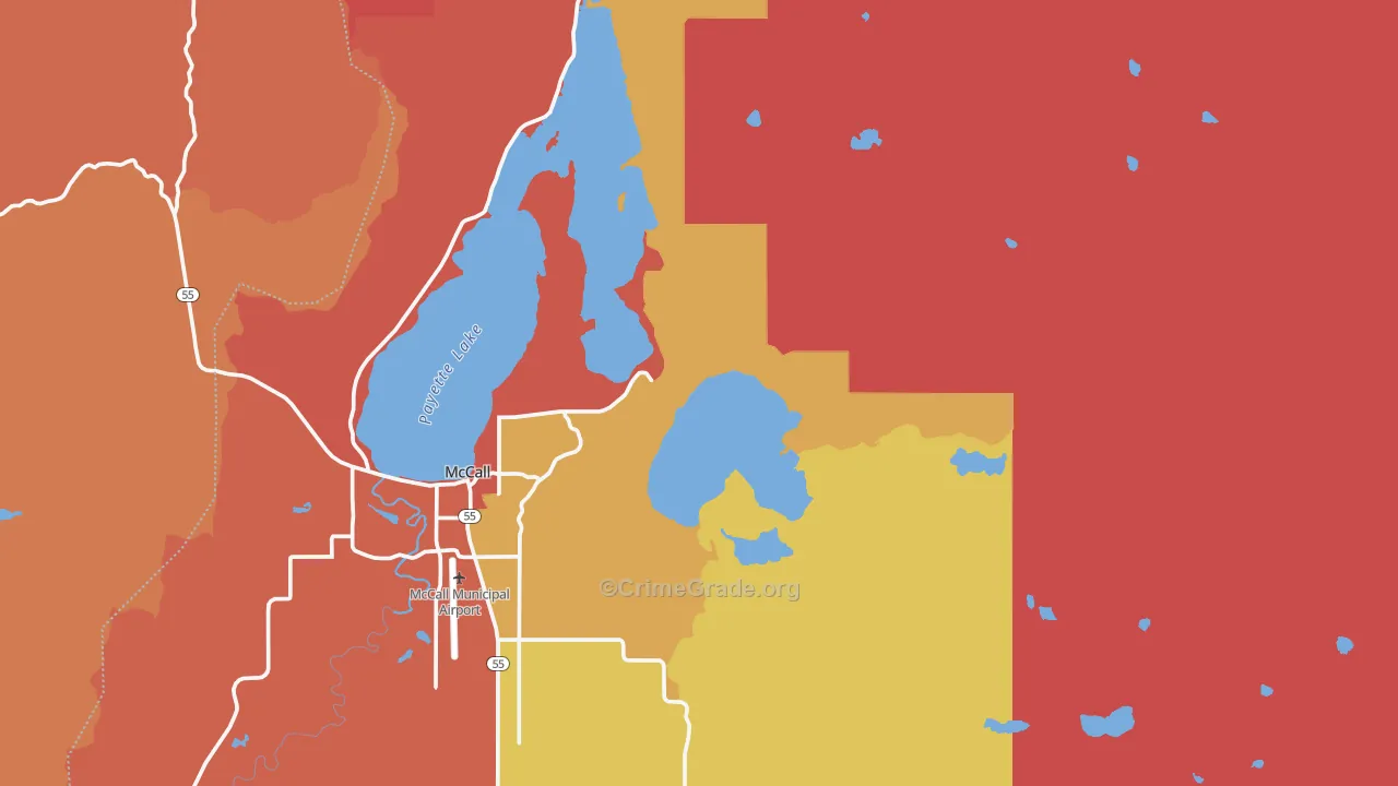 Mackay Bar, ID Map of Drug-Related Crime Rates