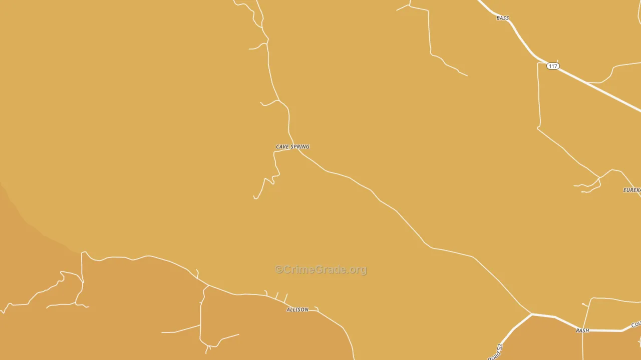 Madison Crossroads, AL Map of Drug-Related Crime Rates