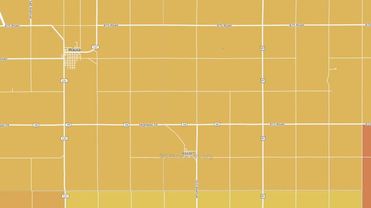Magnet, NE Map of Drug-Related Crime Rates