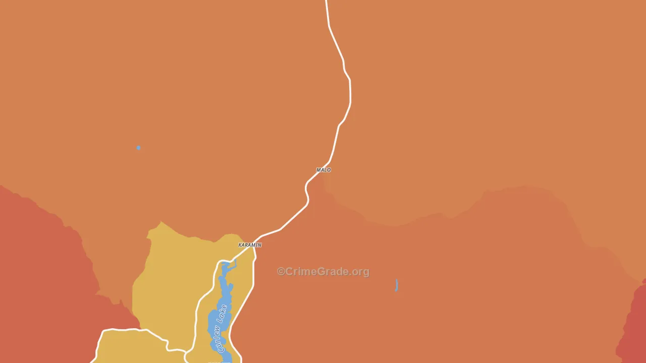 Malo, WA Map of Drug-Related Crime Rates