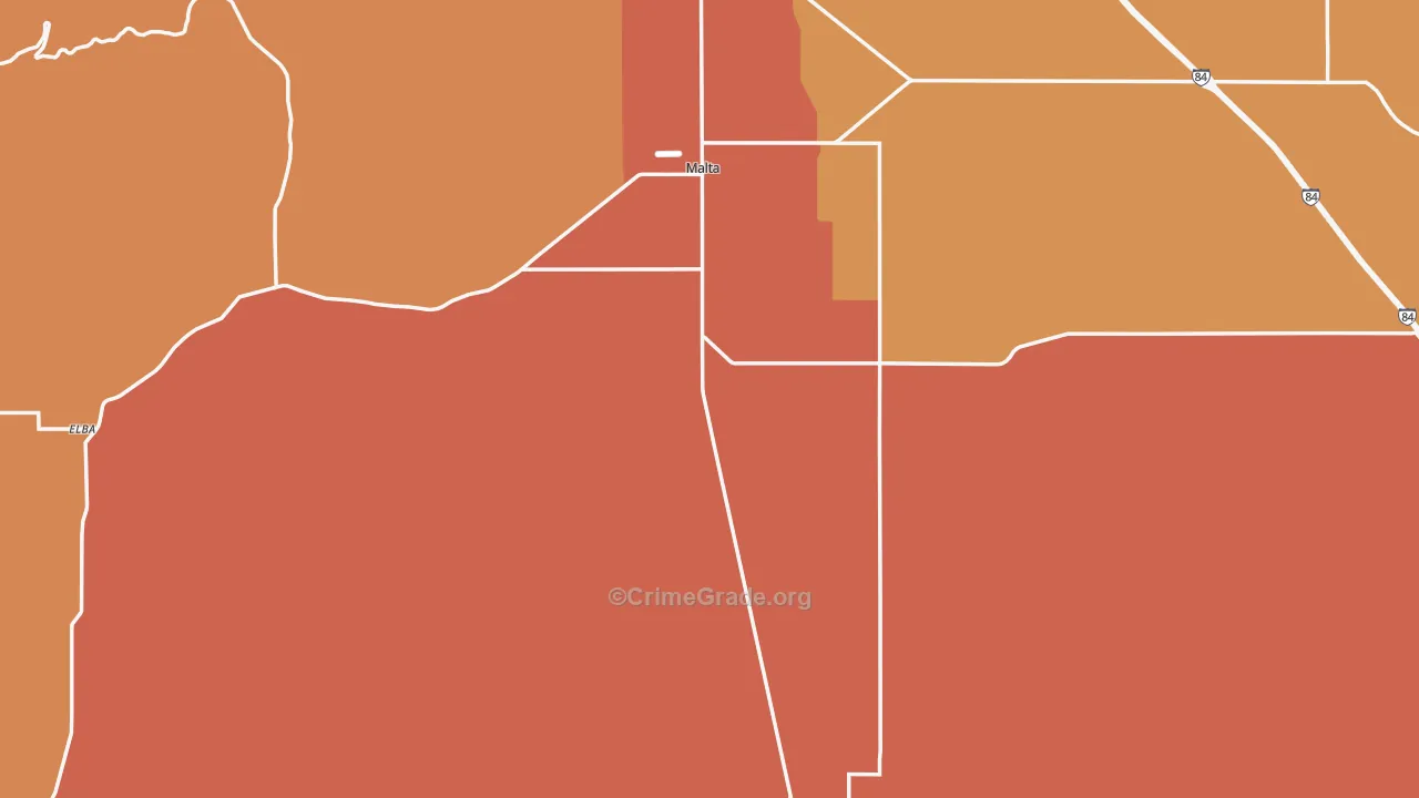 Malta, ID Map of Drug-Related Crime Rates