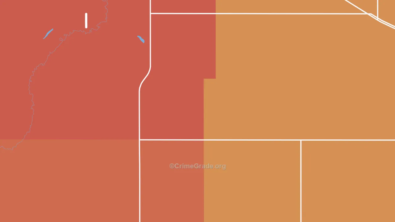 Manfred, ND Map of Drug-Related Crime Rates