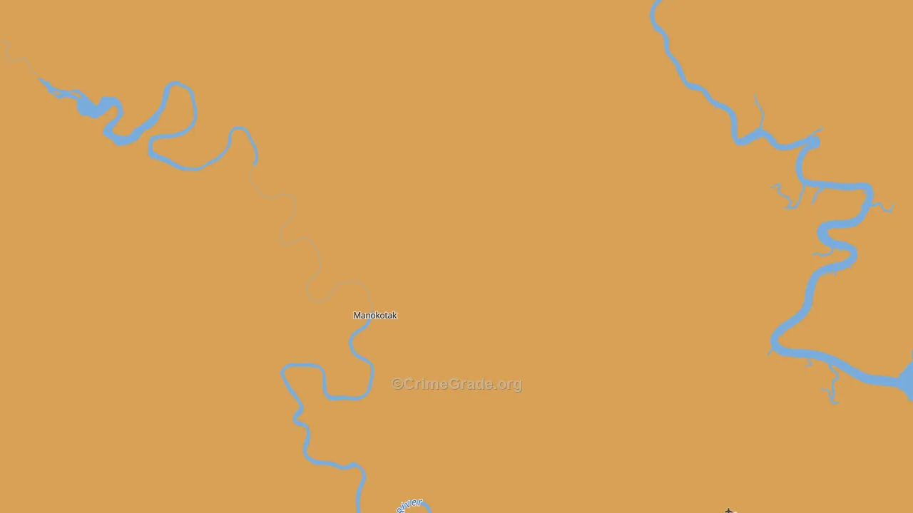 Manokotak, AK Map of Drug-Related Crime Rates
