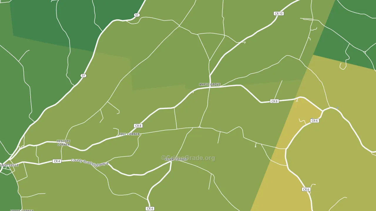 Maple Grove, NY Map of Drug-Related Crime Rates