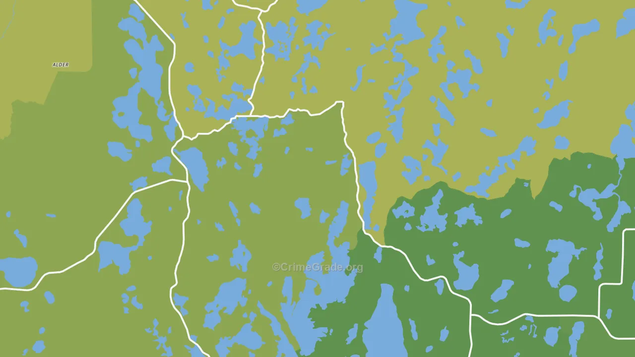 Marcell, MN Map of Drug-Related Crime Rates
