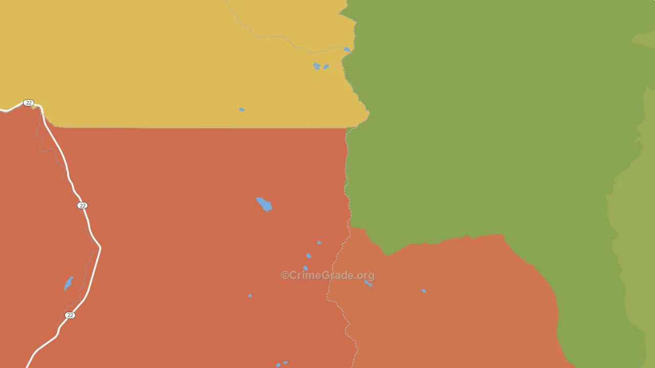 Marion Forks, OR Map of Drug-Related Crime Rates