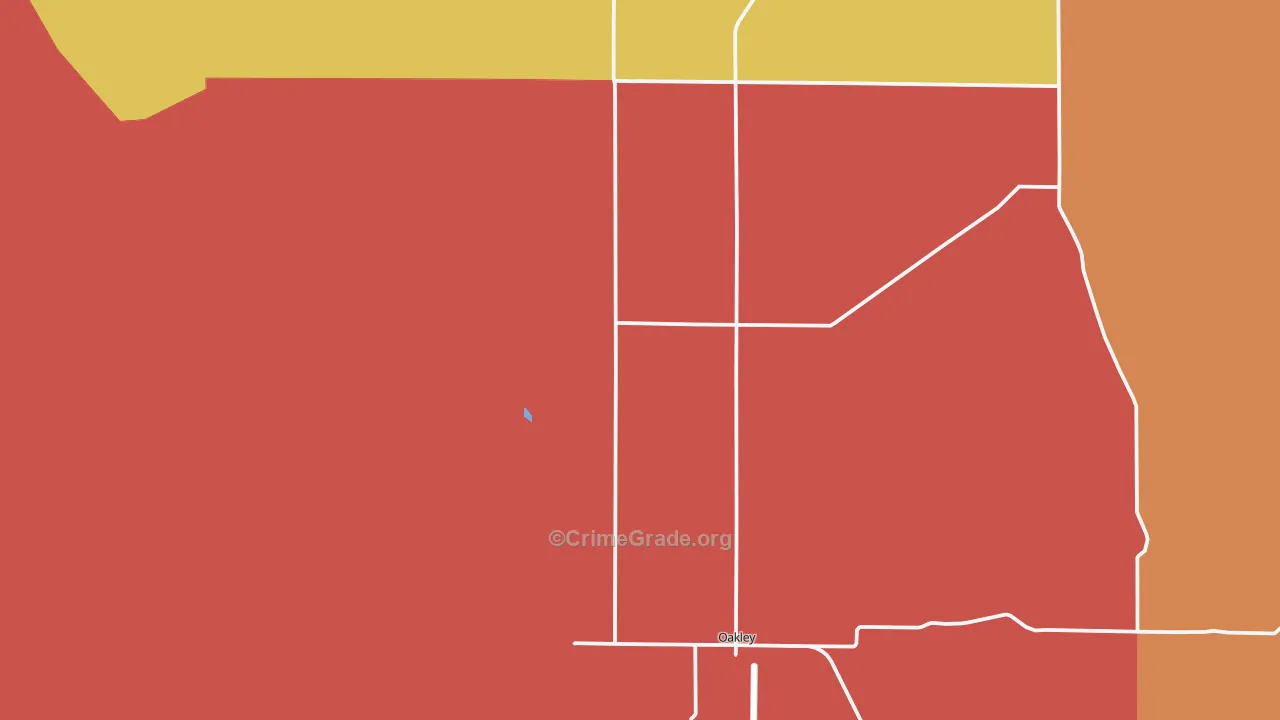 Marion, ID Map of Drug-Related Crime Rates