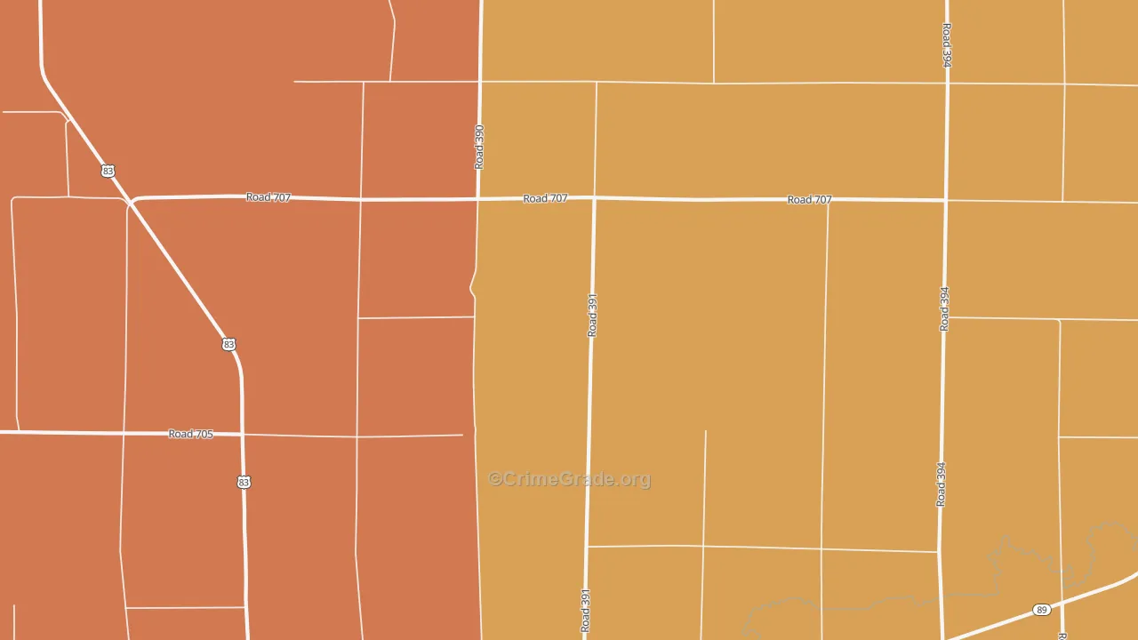 Marion, NE Map of Drug-Related Crime Rates