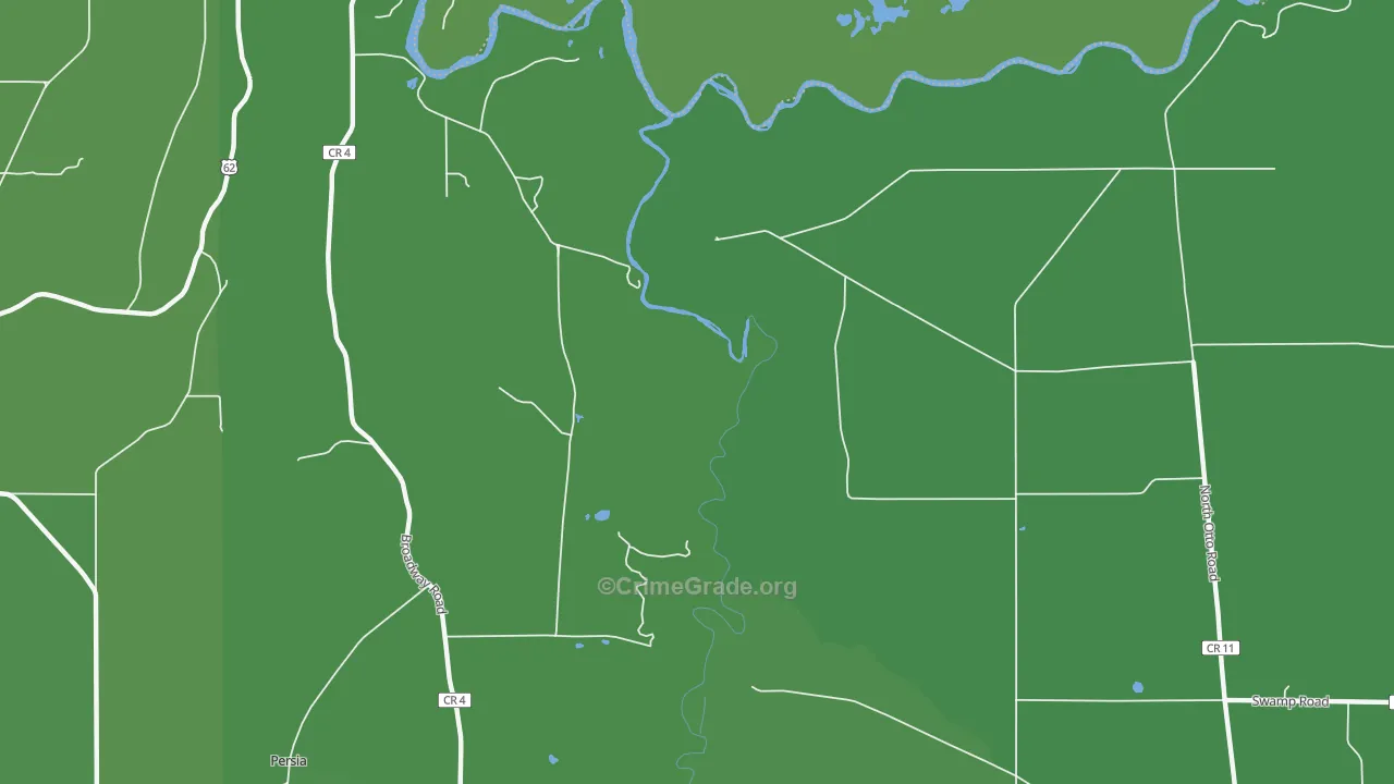 Markhams, NY Map of Drug-Related Crime Rates