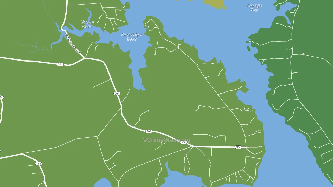Marlboro, ME Map of Drug-Related Crime Rates