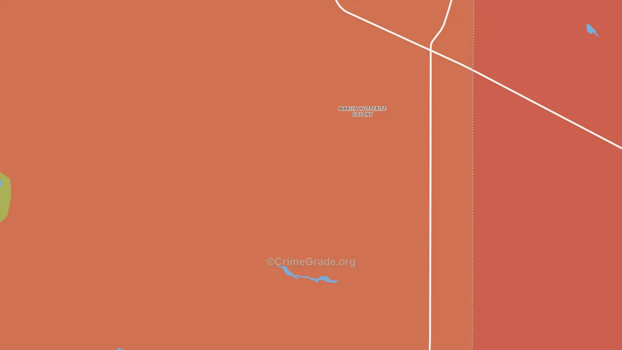 Marlin, WA Map of Drug-Related Crime Rates